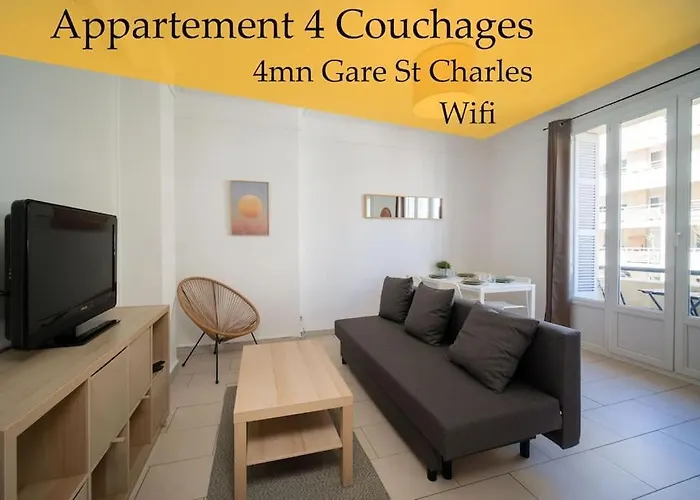 Appartement Tout Equipe Balcon 4 Pers St Charles